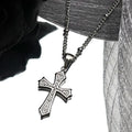 AMIMJ Chrome Cross Necklace